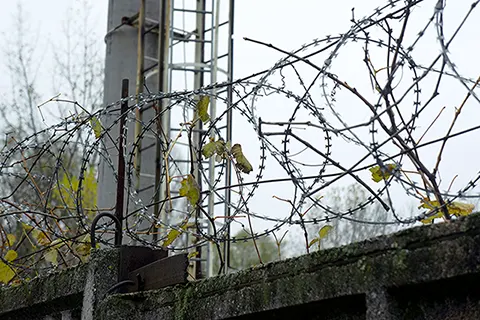 Спиральное и плоское заграждение Егоза